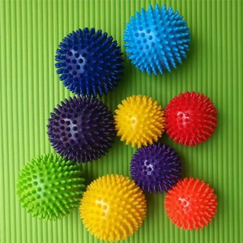 9Cm Spiky Massage Ball Hand Foot Body Pain Stress Massager Relief Trigger Point Health Care Sport Massage & Relaxation