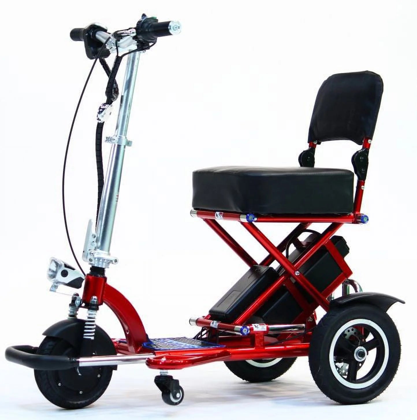 Triaxe Sport Protable Folding Mobility Scooter, Red