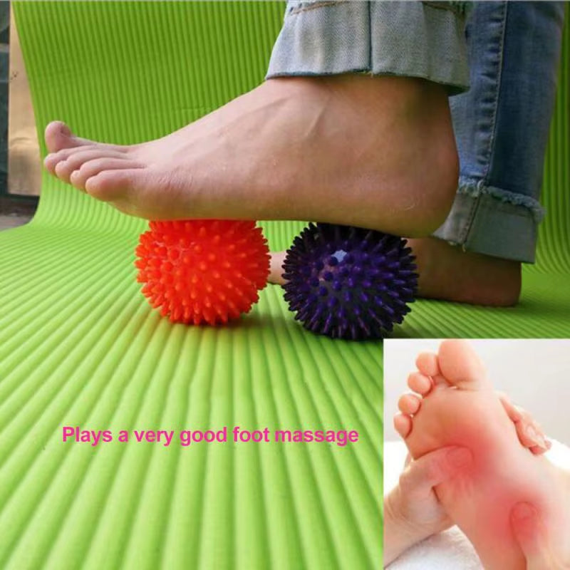 9Cm Spiky Massage Ball Hand Foot Body Pain Stress Massager Relief Trigger Point Health Care Sport Massage & Relaxation