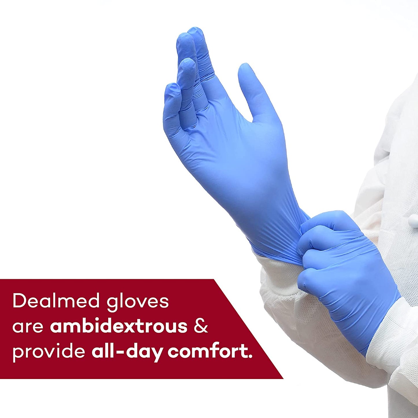 Medical Exam Gloves – 2000 Count Small Nitrile Gloves, Disposable Gloves, Non-Irritating Latex Free Gloves, Multi-Purpose Use Medical Gloves for a First Aid Kit and Medical Facilities