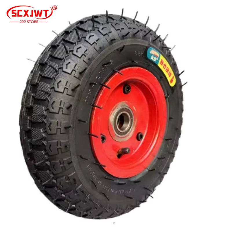 3.50-5 Inflatable Wheel Warehouse Handcart Tiger Cart 350-5 Outer Tire Inner Tube Elderly Mobility Scooter Wheels