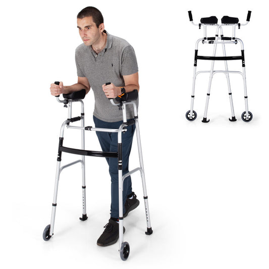 Foldable Lightweight Aluminum Alloy Rehabilitation Walker