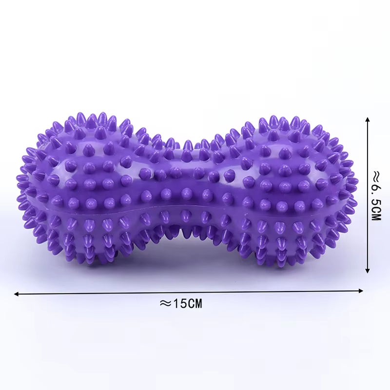 Foot Massage Roller Peanut Spiky Ball Myofascial Balls Massager for Plantar Fasciitis Mobility Neck Back Foot Massage