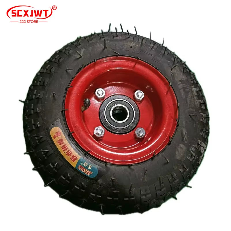 3.50-5 Inflatable Wheel Warehouse Handcart Tiger Cart 350-5 Outer Tire Inner Tube Elderly Mobility Scooter Wheels