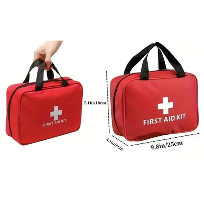 Car Portable First Aid Kit Health Kit Multi-Purpose Emergency Medical Supplies for Outdoor Hiking,Camping and More Medical Bag