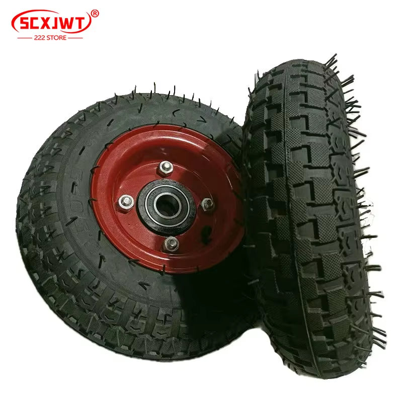 3.50-5 Inflatable Wheel Warehouse Handcart Tiger Cart 350-5 Outer Tire Inner Tube Elderly Mobility Scooter Wheels