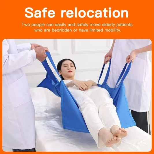 Waterproof Elderly Bedridden Pad Turn over Transfer Belt Disabled Patient Bed Nursing Shift Pad Transport Carrying Mobile Belt